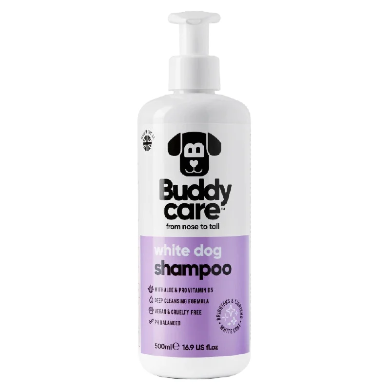 Pet conditioner: used to care for pet hair,KOHE-VERSARY 20% OFF: Buddycare White Dog Shampoo 500ml