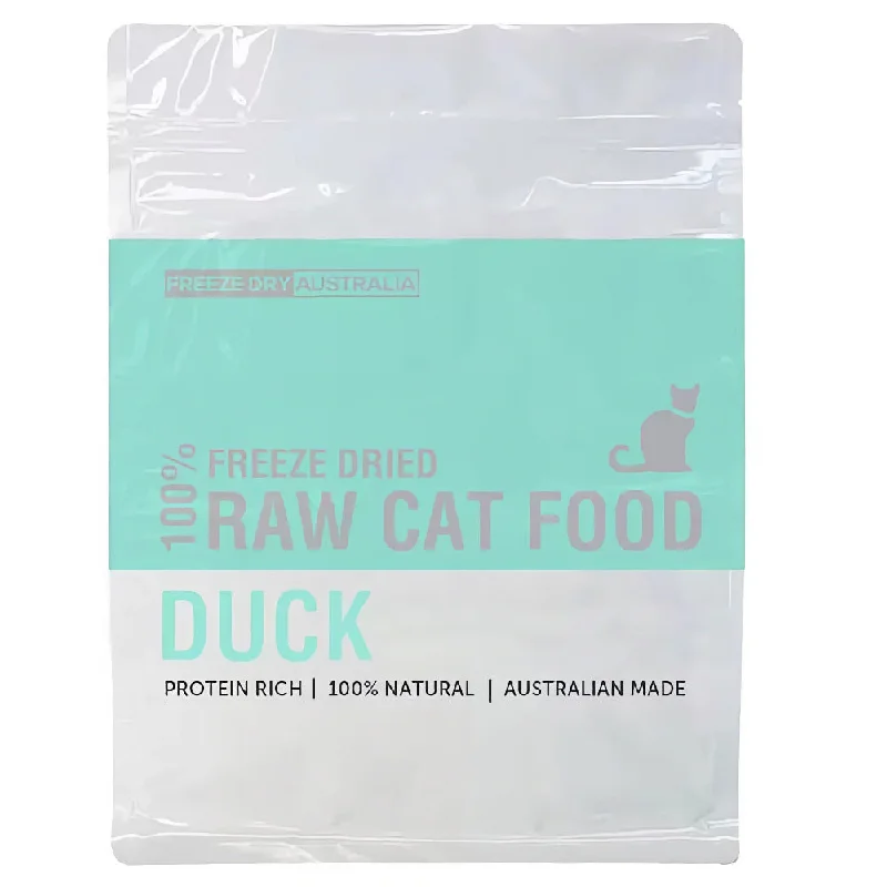    - Grain-free cat food recommendations  Freeze Dry Australia 100% Freeze-Dried Duck Cat Food 250g