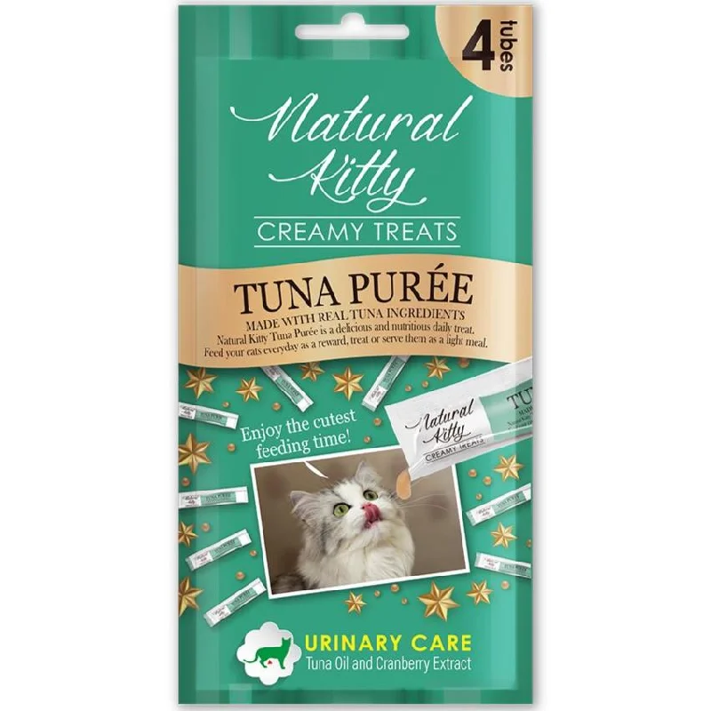 6. **Special Needs**  25% OFF: Natural Kitty Functional Urinary Care Tuna Purée Creamy Liquid Cat Treats 48g