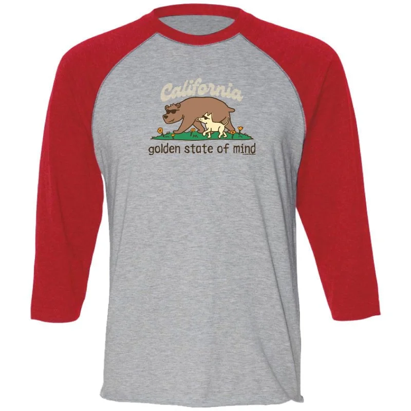 Golden State of Mind -  Baseball T-Shirt