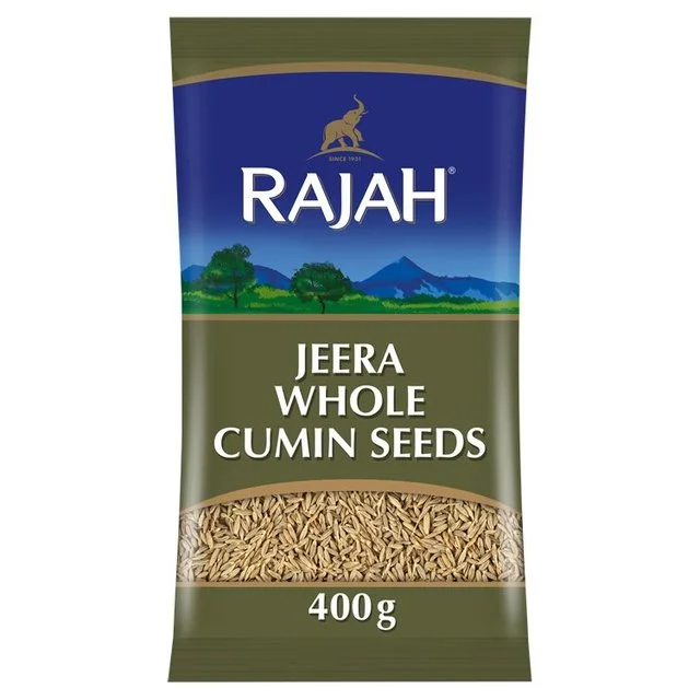 Rajah Spices Whole Jeera Cumin Seeds   400g