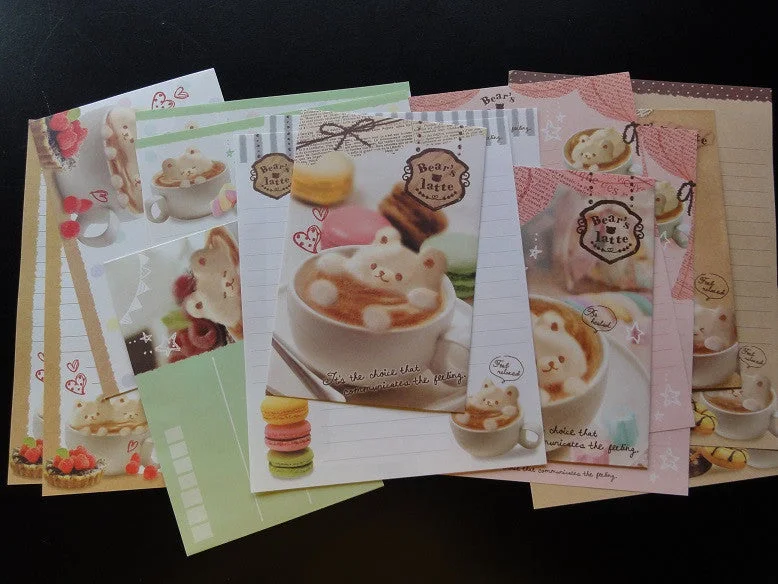 z Q-Lia Bear's Latte Letter Sets