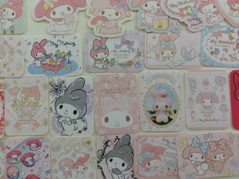 Kawaii Cute Sanrio My Melody Flake Sack Stickers 2014 - 25 pcs