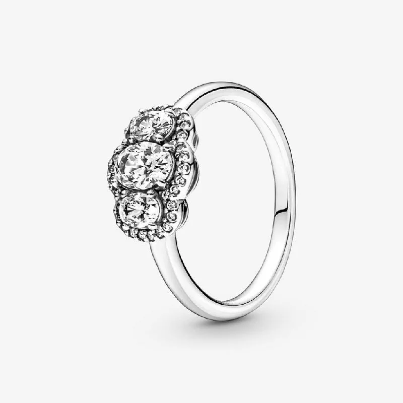 PANDORA : Three Stone Vintage Ring