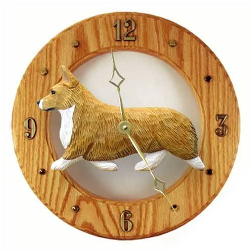 Pembroke Welsh Corgi Wall Clock