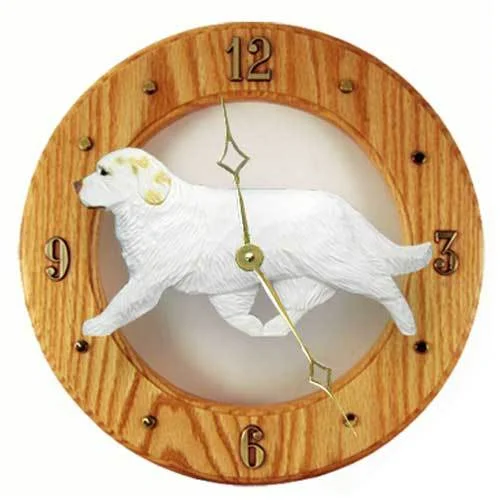 Clumber Spaniel Wall Clock