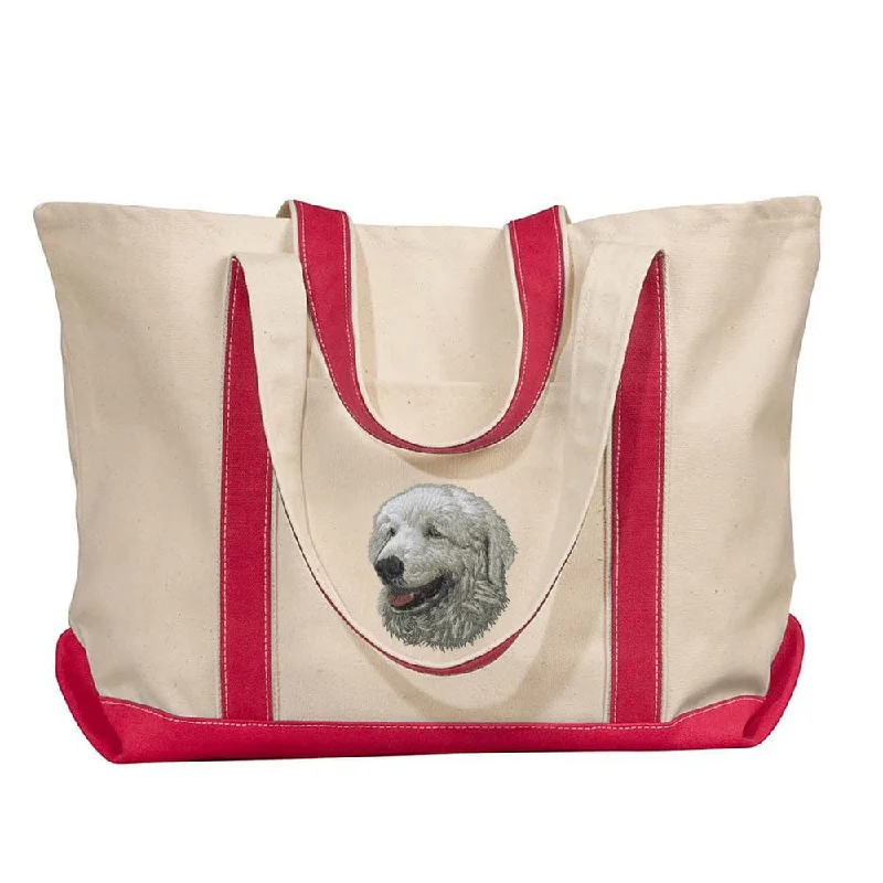 Kuvasz Embroidered Tote Bag