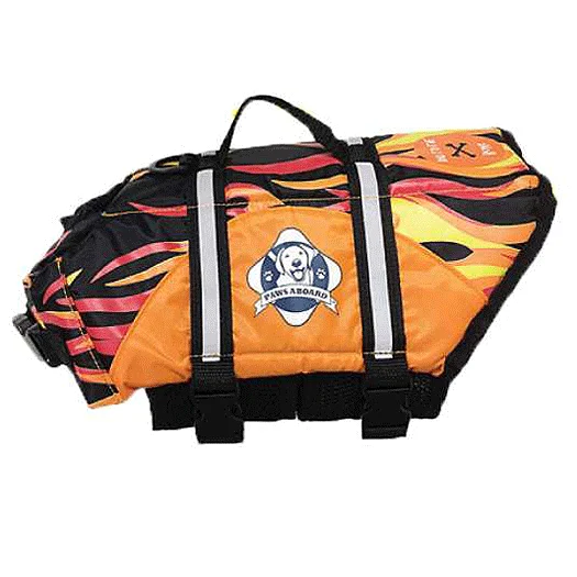 Paws Aboard Flames Dog Life Jacket (Fido Pet)