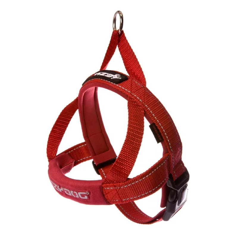 EzyDog Quick Fit Red Dog Harness Medium