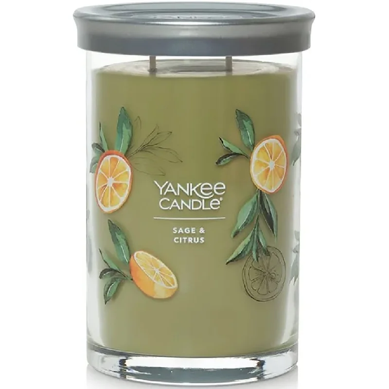 Yankee Candle : Signature Large Tumbler Candle in Sage & Citrus