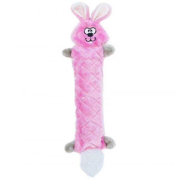 Pet toysZippyPaws Jigglerz Bunny No Stuffing Plush Dog Toy (Plush Toy)