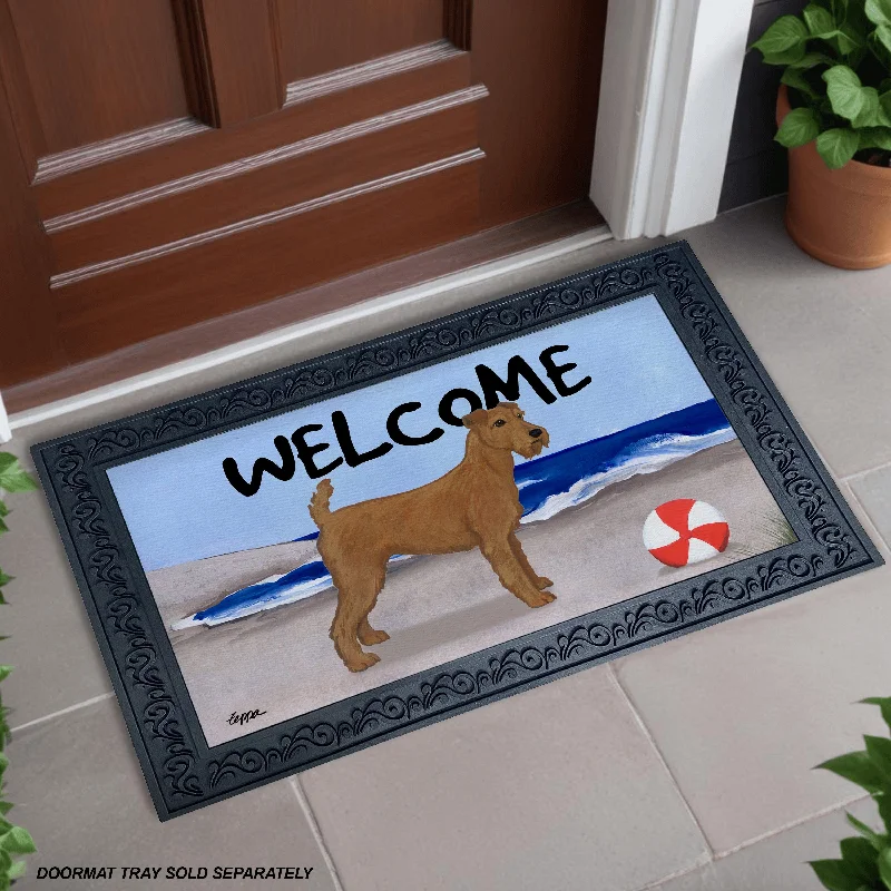 Irish Terrier Welcome Mat