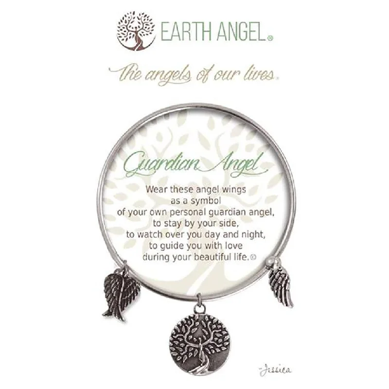 Earth Angel : Guardian Angel Bracelet in Silver