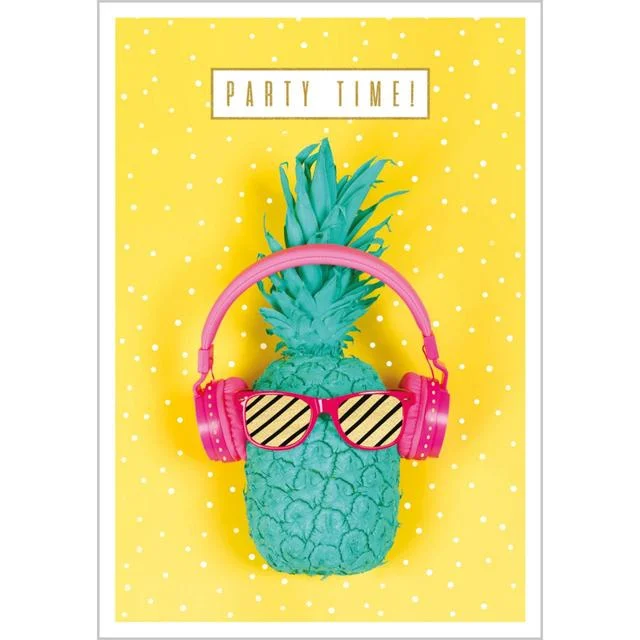 Party Time! Pineapple Birthday Card