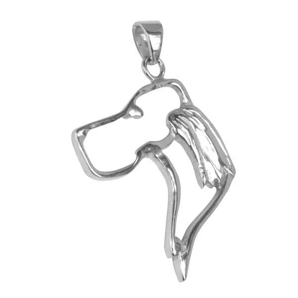 Gordon Setter Sterling Silver Cut Out Pendants