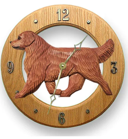 Golden Retriever Wall Clock