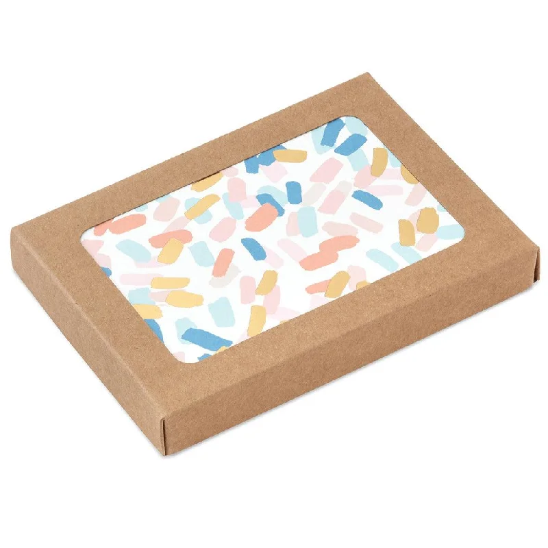 Hallmark : Colorful Confetti Blank Note Cards, Box of 10