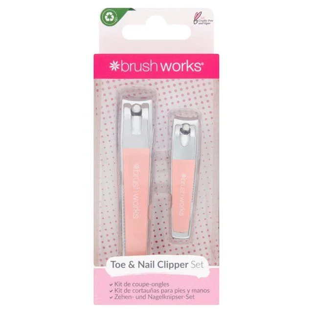 Brushworks Toe & Nail Clipper Set