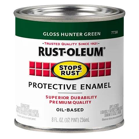 Rust-Oleum® Protective Enamel Brush-On Paint Gloss Hunter Green