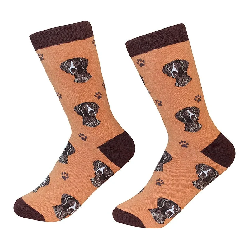 Dog Breed Crew Socks - German Shorthaired Pointer