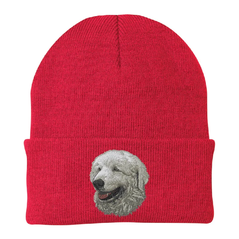 Kuvasz Embroidered Beanies