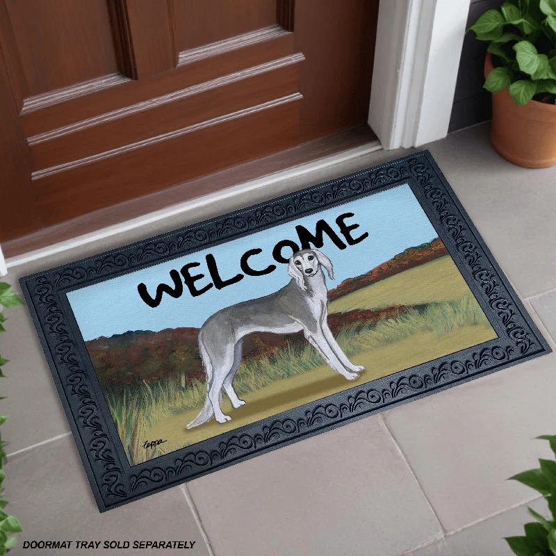 Saluki Welcome Mat