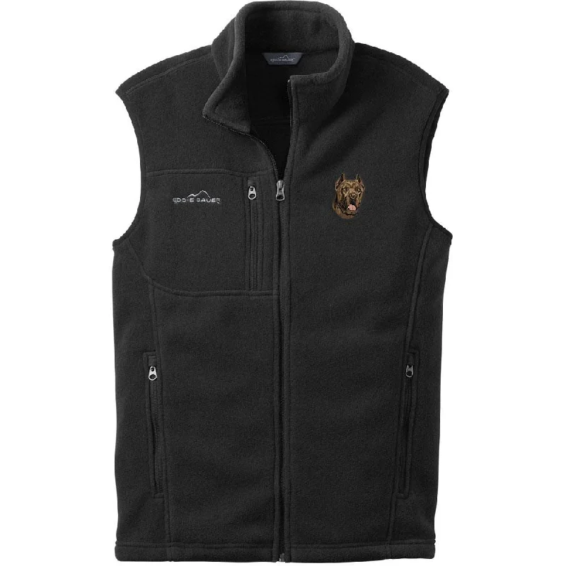 Cane Corso Embroidered Mens Fleece Vest