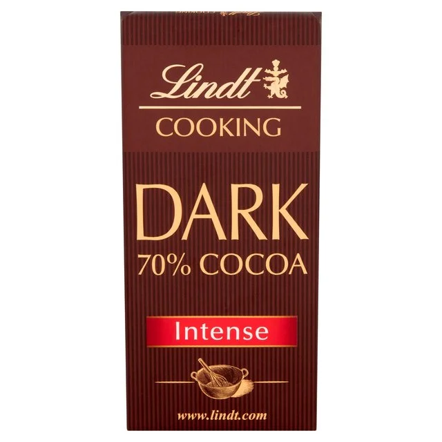 Lindt 70% Dark Cooking Chocolate Bar   200g