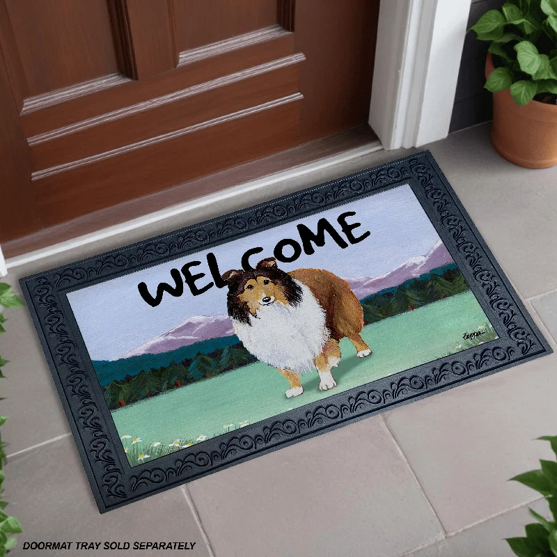 Shetland Sheepdog Welcome Mat