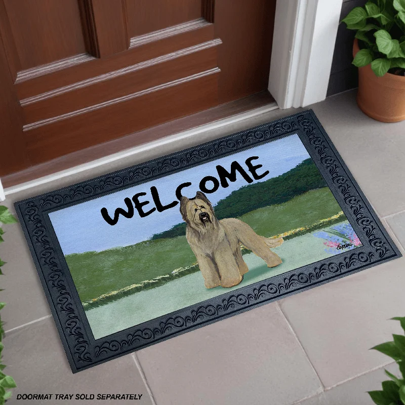 Briard Welcome Mat