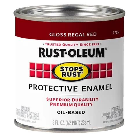 Rust-Oleum® Protective Enamel Brush-On Paint Gloss Regal Red