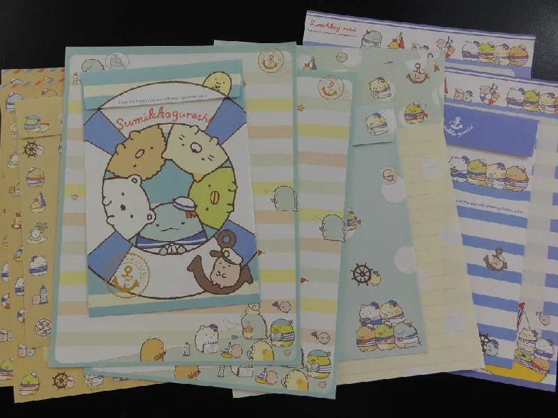 San-X Sumikko Gurashi Sailor Letter Sets