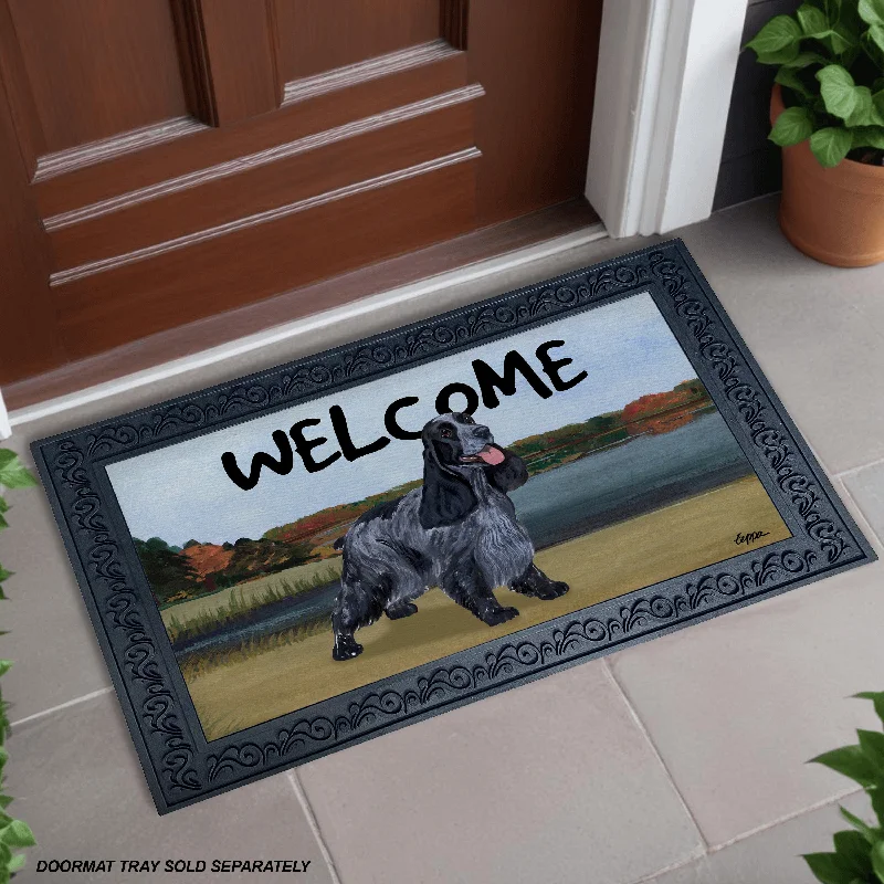 English Cocker Spaniel  Welcome Mat