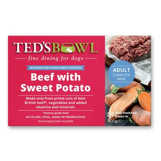 Ted's Bowl Beef with Sweet Potato for Adult Dog   300g