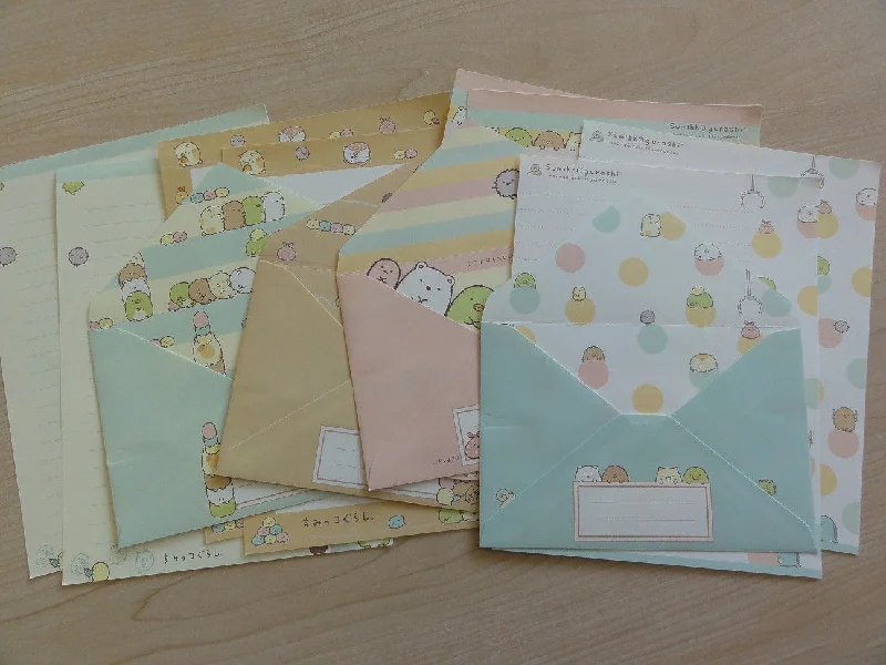 San-X Sumikko Gurashi Friends Letter Sets - C