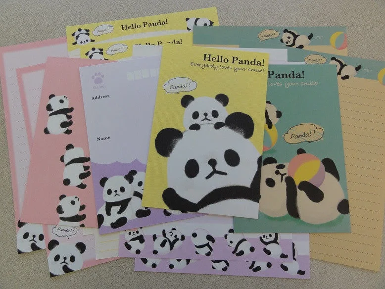 z Kamio Hello Panda Letter Sets