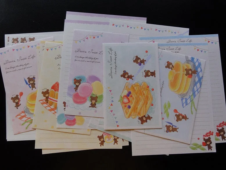 z Crux Bear's Sweet Life Letter Sets