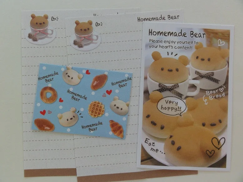 Cute Kawaii Kamio Homemade Bear Mini Letter Sets