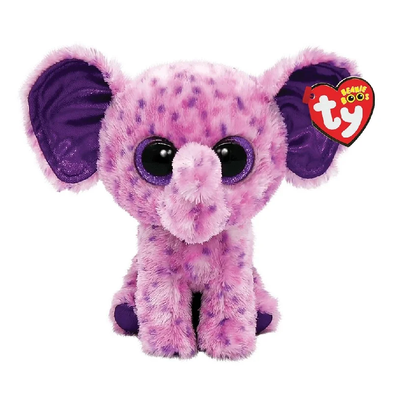 Ty : Beanie Boos - Eva the Pink Speckled Elephant