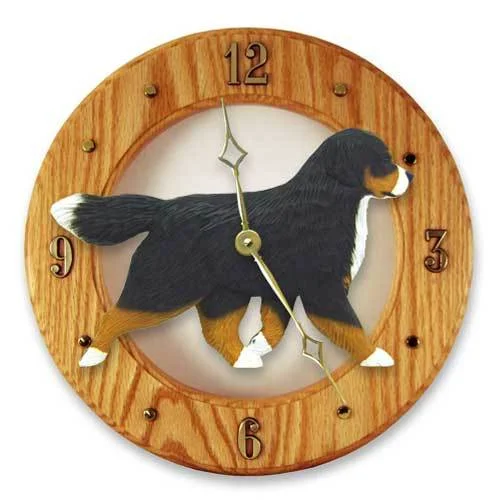 Bernese Mountain Dog Wall Clock