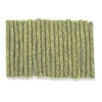 Premium 5" x 9-10mm Natural Munchy Rawhide Stick Dog Chew, 100ct