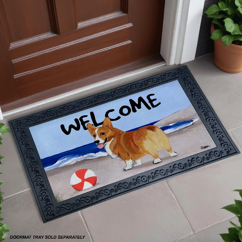 Pembroke Welsh Corgi Welcome Mat