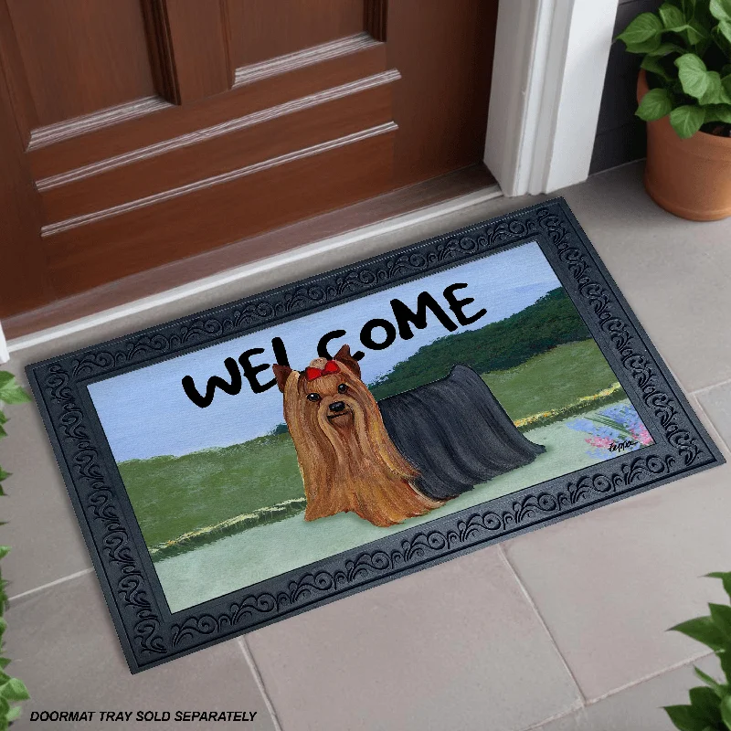 Yorkshire Terrier Welcome Mat