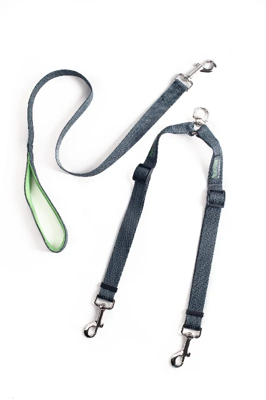 Adjustable-Length Double Dog Leash