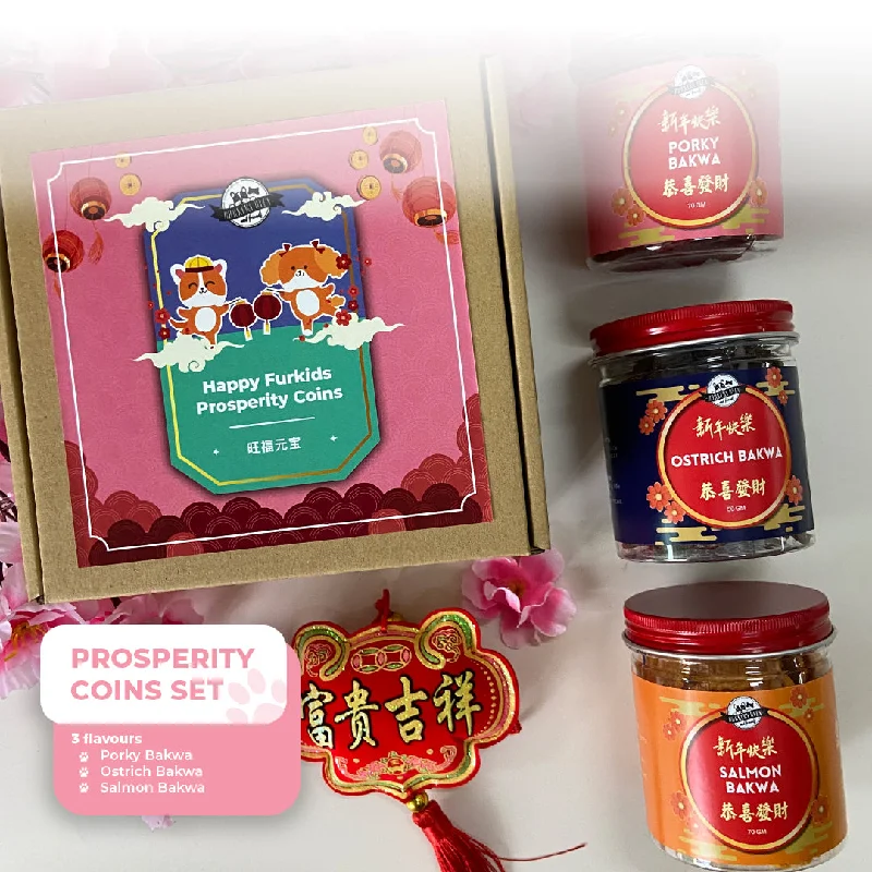 CNY 2025 Special: Happy Furkids Prosperity Coins Jerky Set