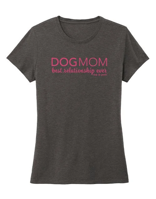 Dog is Good Dog Mom T-Shirt, Women's Pink