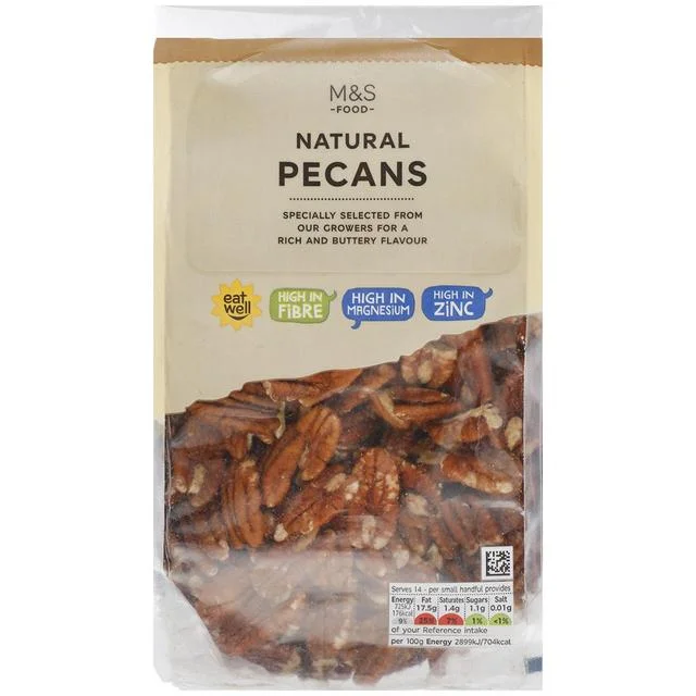 M&S Natural Pecans   350g