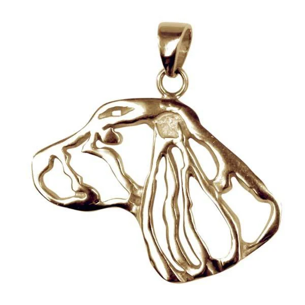 Welsh Springer Spaniel 14K Gold Cut Out Pendant