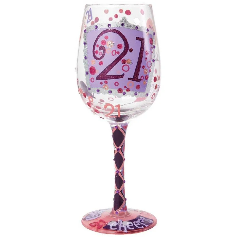 Lolita : Wine Glass - 21st Birthday