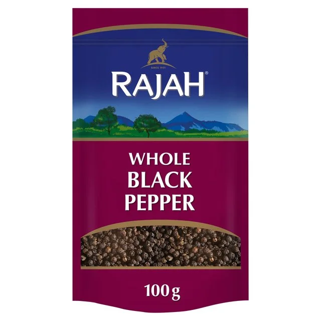 Rajah Spices Whole Black Pepper   100g